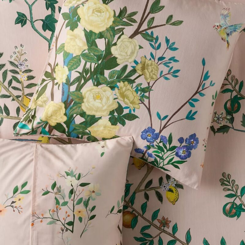 The Printed Cotton-Slub Euro Sham