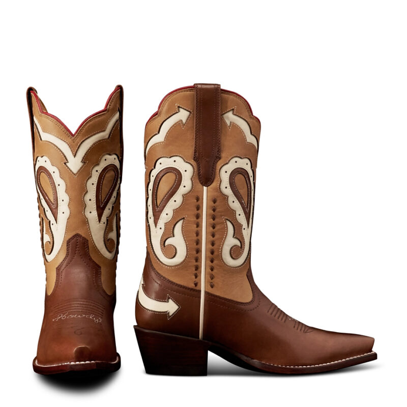 The Sadie Cowgirl Boot - Brown cowhide | Tecovas