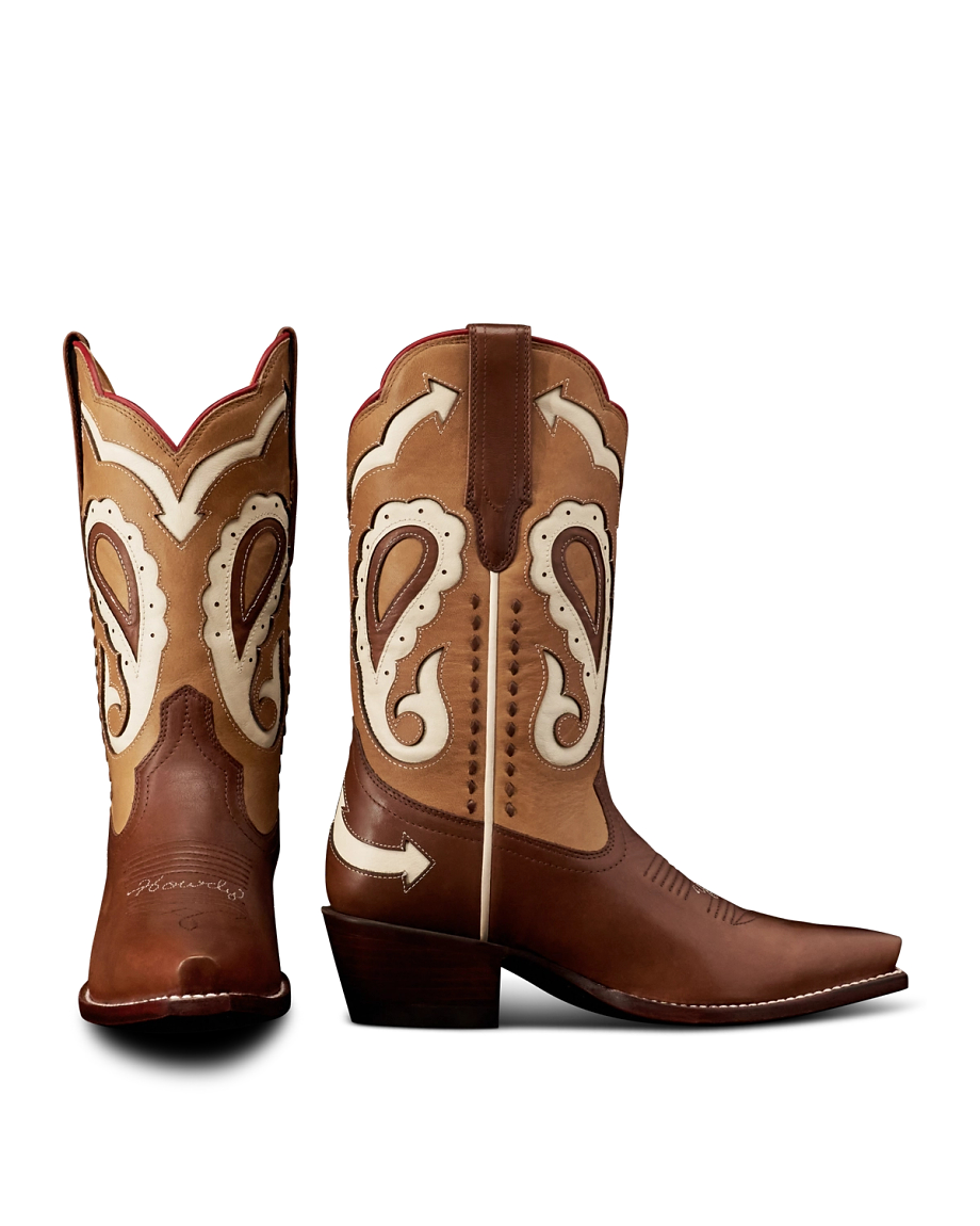 The Sadie Cowgirl Boot - Brown cowhide | Tecovas