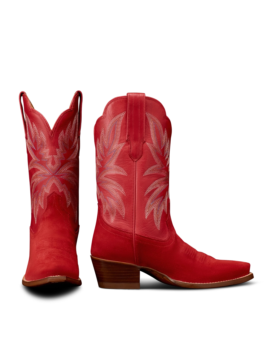 The Sadie in Barn Red Suede - Women's Cowgirl Boot | Tecovas
