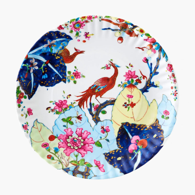 Tobacco Leaf Melamine Plates Set of 4