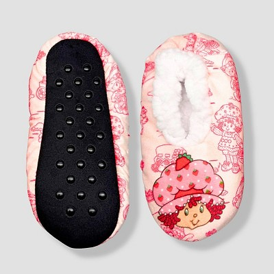 Toddler Strawberry Shortcake Character Slipper Socks - Pink 2T-3T