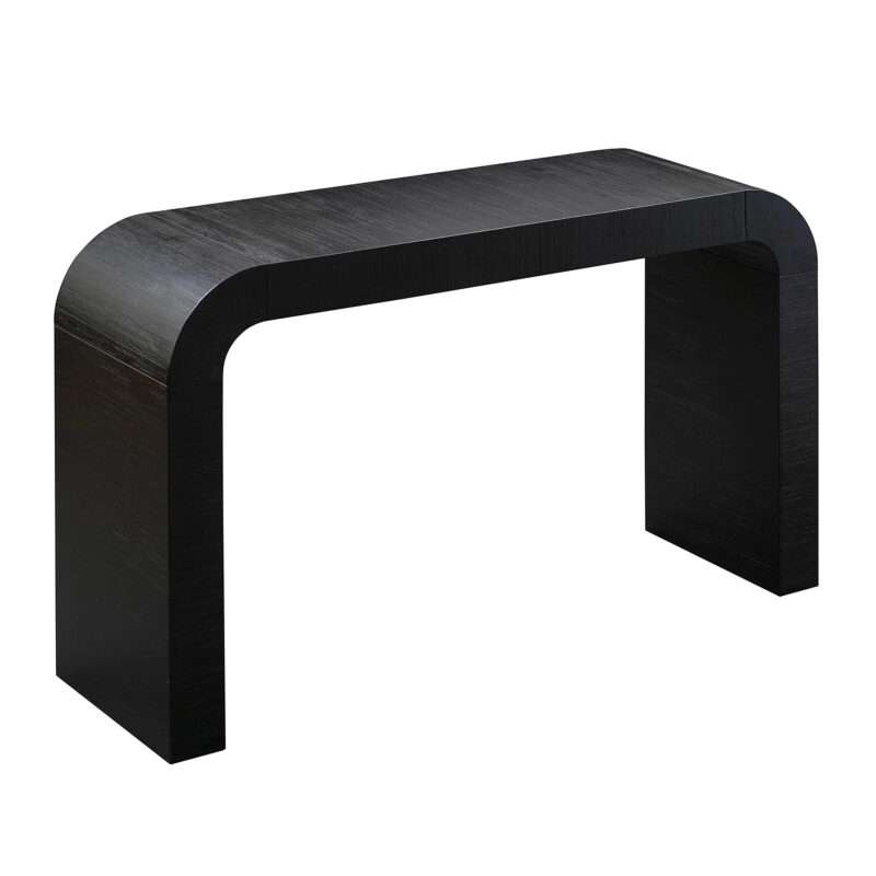 Tov Furniture Hump Wooden 54" Console Table (Black) | Living Room Accent Table | Entryway Table