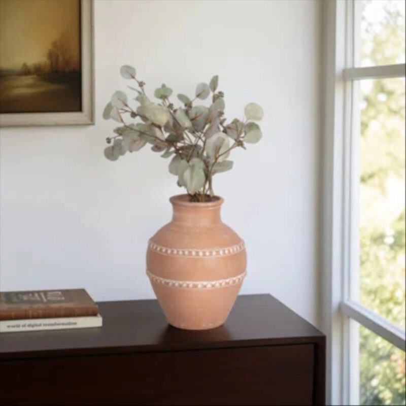 Traditional Terracotta Vase, Terracotta