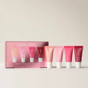 Summer Fridays Lip Butter Balm Minis gift set with four pink and berry lip balms.