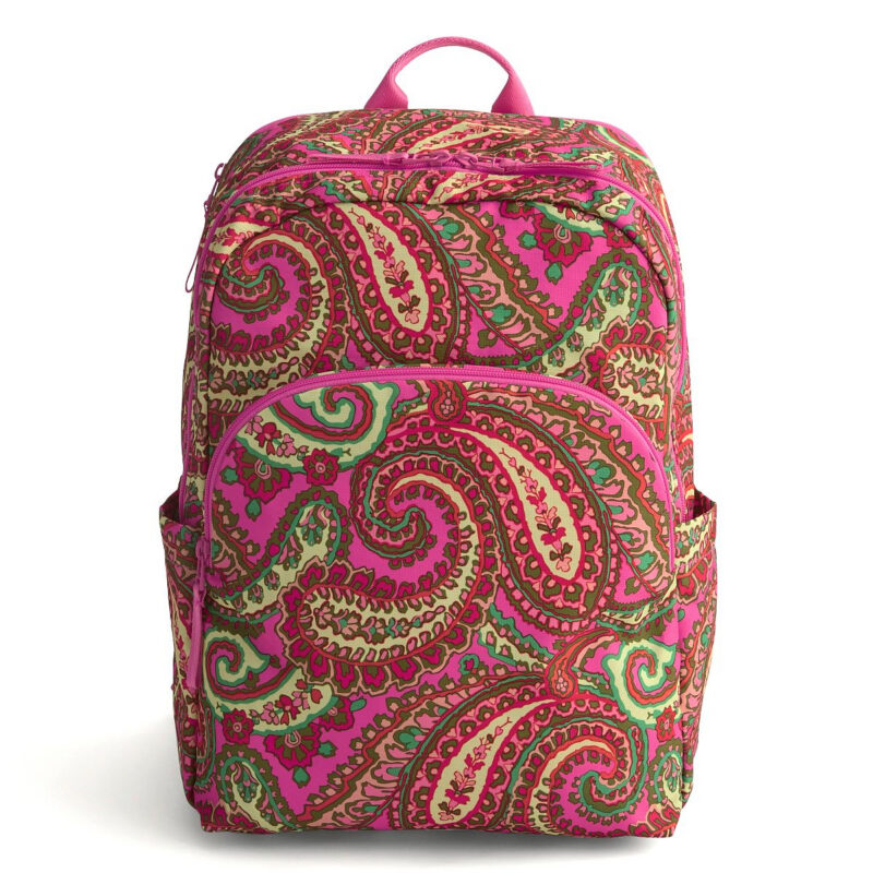 Vera Bradley Women's Outlet Lighten Up Essential Large Backpack Capri Pink