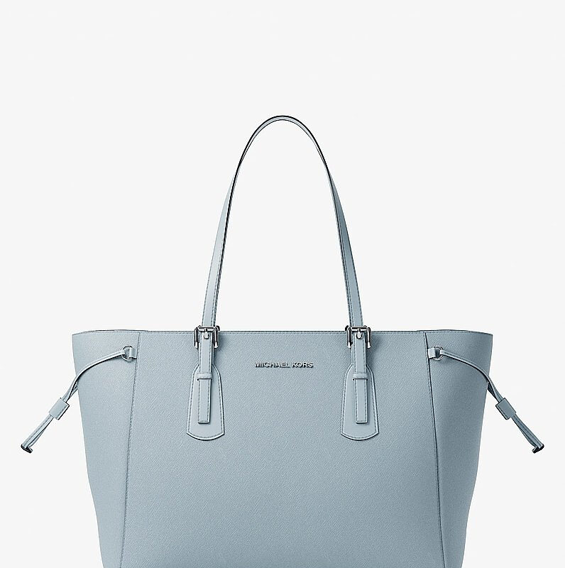 Voyager Large Saffiano Leather Tote Bag