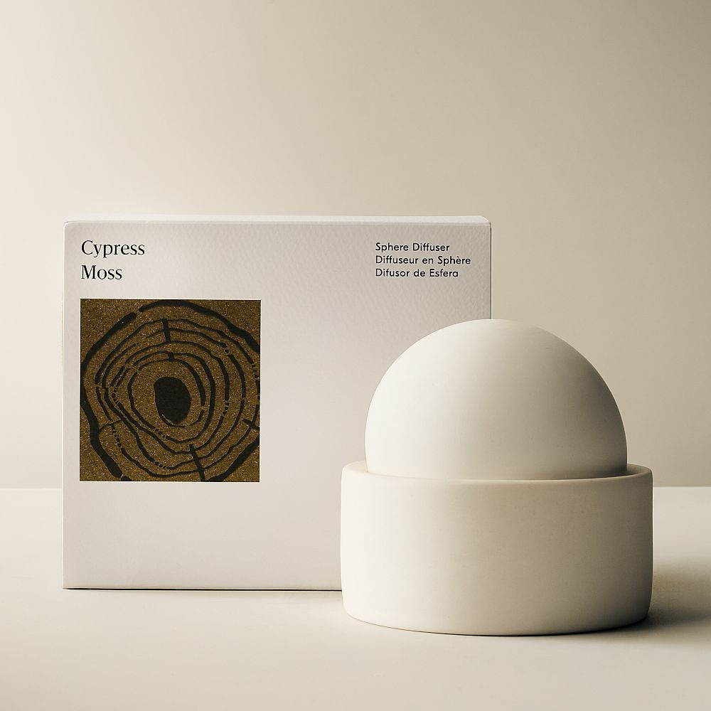 West Elm Homescent Sphere Diffuser - Cypress Moss
