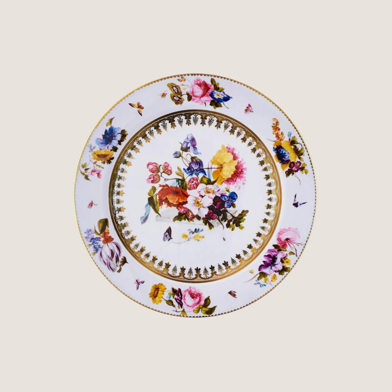 White Ground Tin Plate