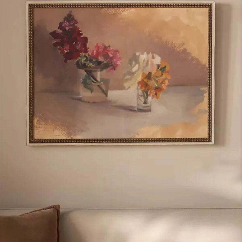 Anthropologie Wild Floral Wall Art