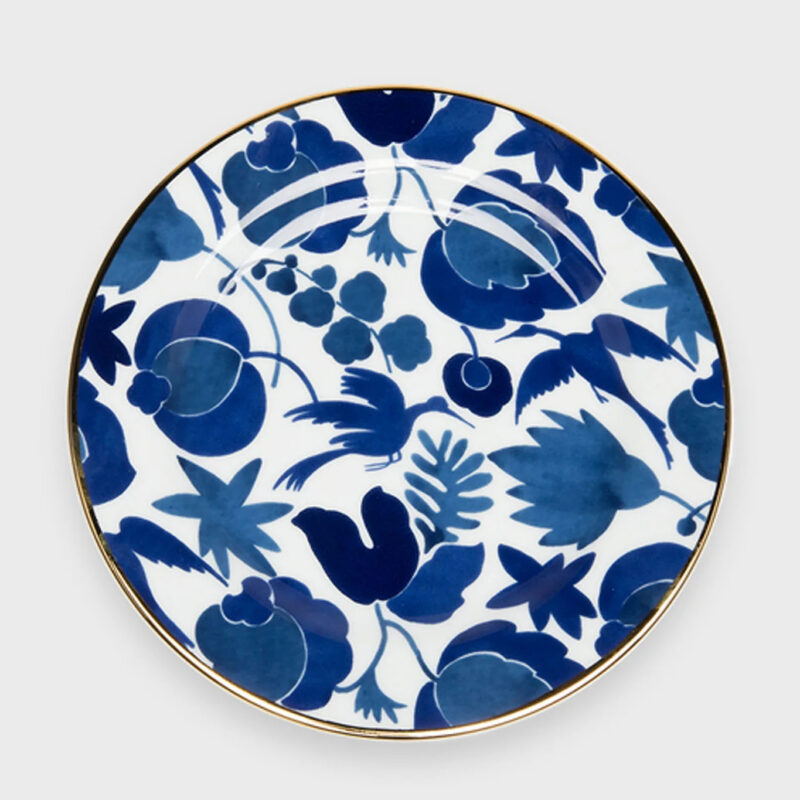 Wildbird Blu Dinner Plates (Set of 2)