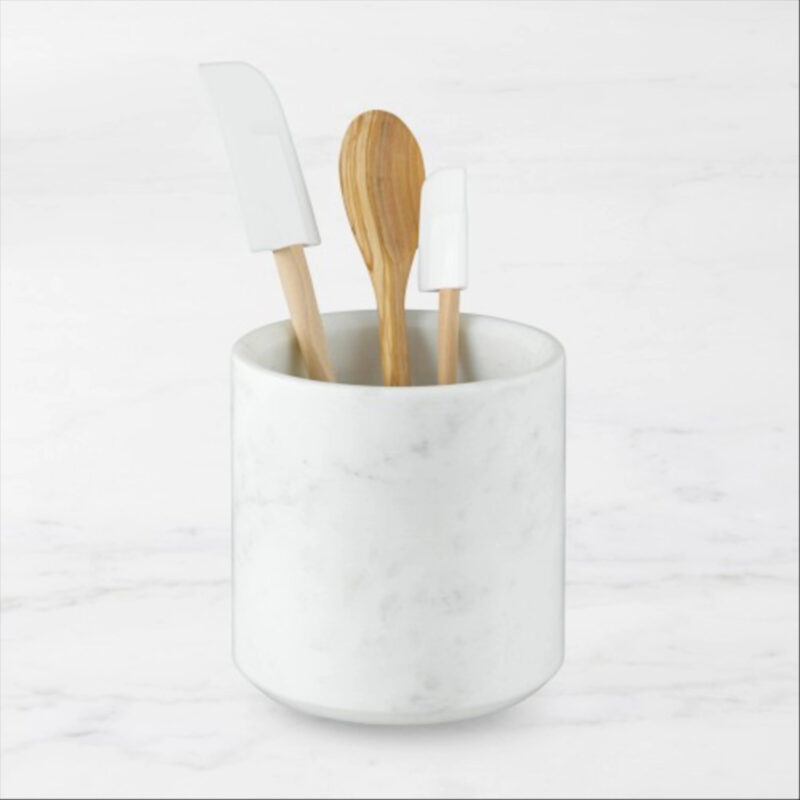 Williams Sonoma Marble Partitioned Utensil Holder