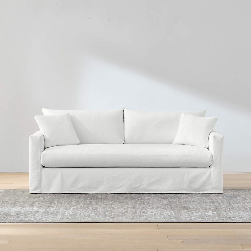 Willow II Slipcovered Queen Sleeper Sofa + Reviews | Crate & Barrel