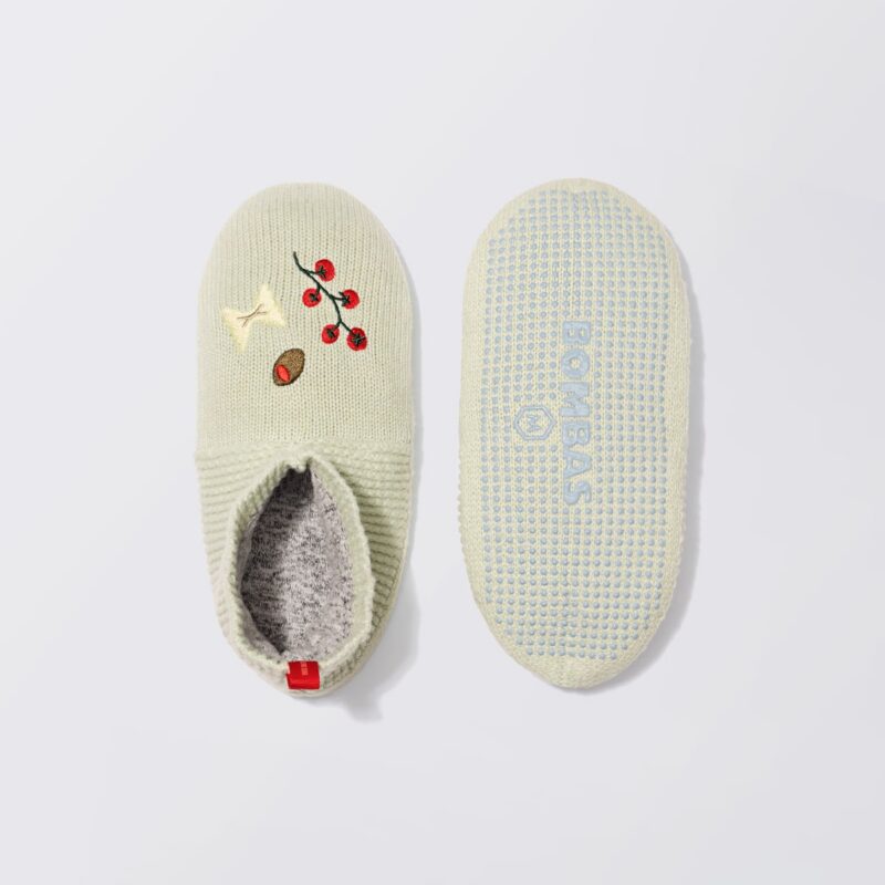 Women's Gripper Slipper - Grape Jam - Small - Nylon/elastane - Bombas