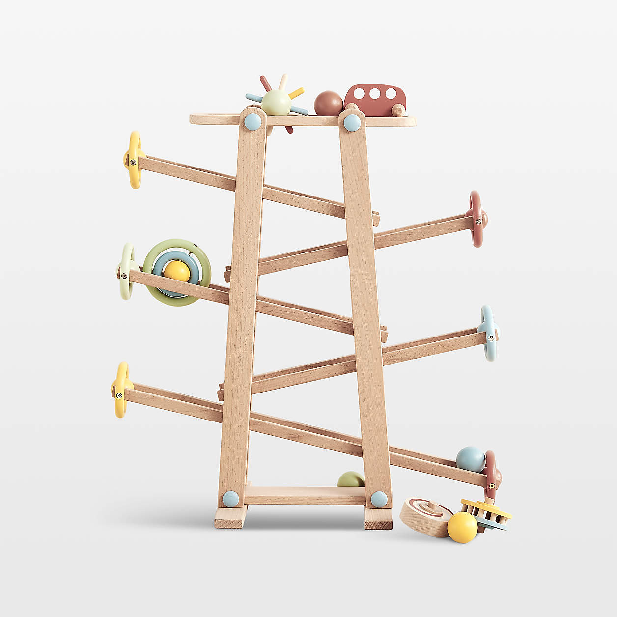 Wonder & Wise by Asweets Wooden Toddler Tumble Track Activity Toy | Crate & Kids