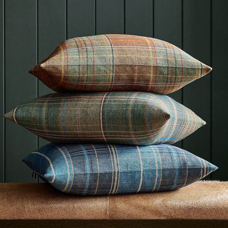 Woodrow Plaid Pillow Cover