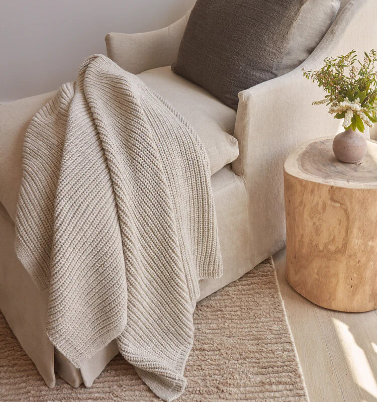Wool Fisherman Throw