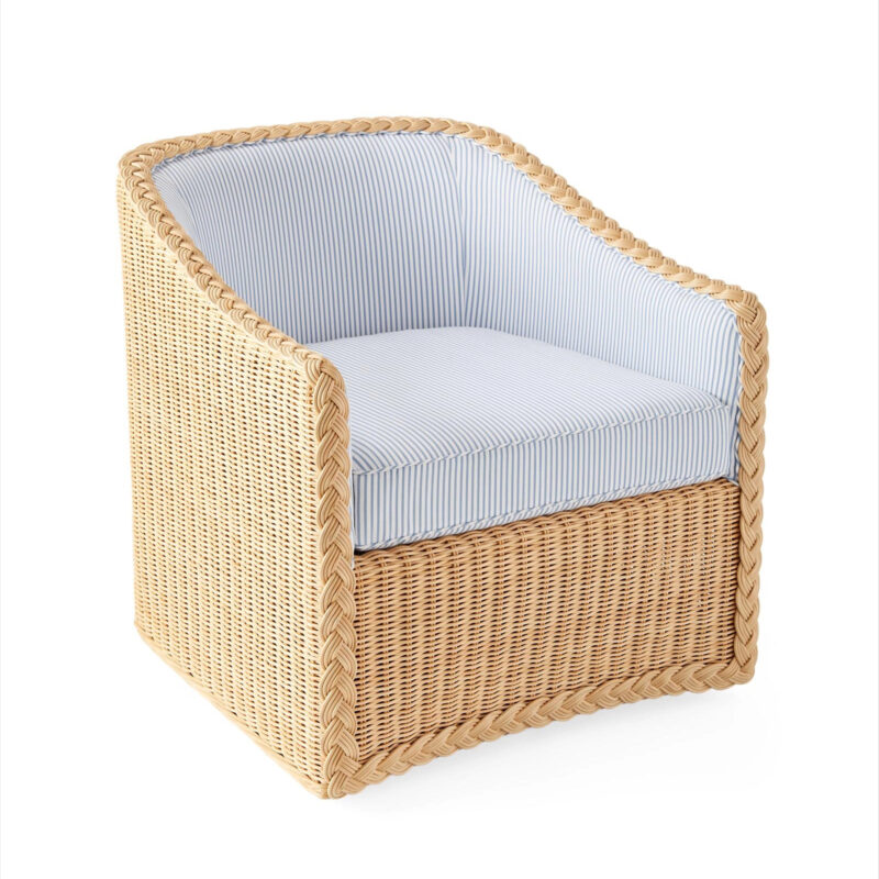 Serena & Lily Yarmouth Swivel Chair