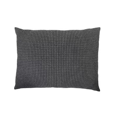 Zuma Cream/Charcoal/Natural/Mist Cotton Piece Sham
